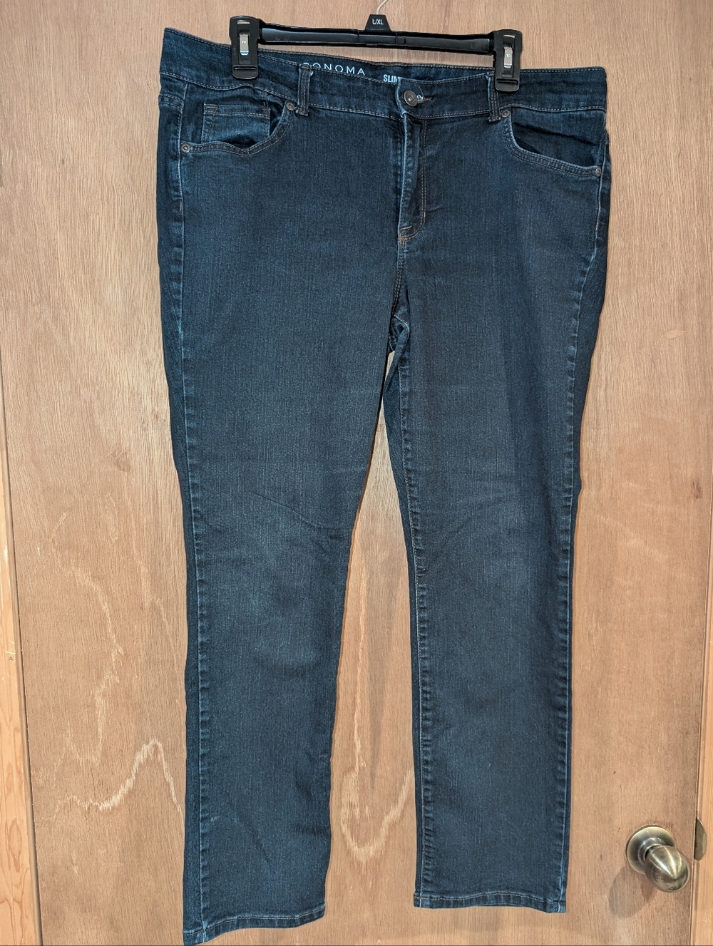 Sonoma Straight Leg Jeans in Dark Blue